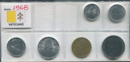 1968 - serietta Paolo VI senza argento