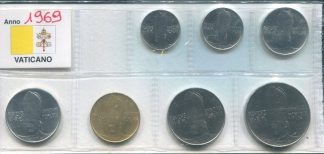 1969 - serietta Paolo VI senza argento