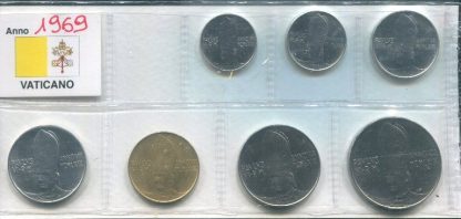 1969 - serietta Paolo VI senza argento