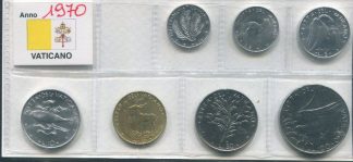 1970- serietta Paolo VI senza argento