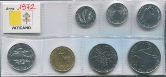 1972- serietta Paolo VI senza argento