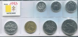 1973- serietta Paolo VI senza argento