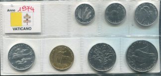 1974- serietta Paolo VI senza argento