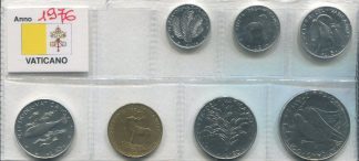 1976- serietta Paolo VI senza argento