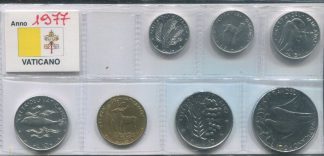 1977- serietta Paolo VI senza argento