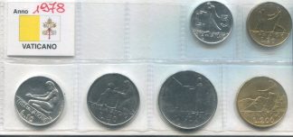 1978- serietta Paolo VI senza argento