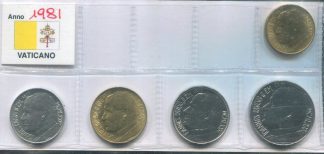 1981- serietta Giovanni Paolo II senza argento