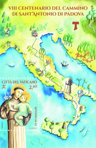 2021 - VIII CENTENARIO DEL CAMMINO DI SANT’ANTONIO DI PADOVA - FOGLIETTO