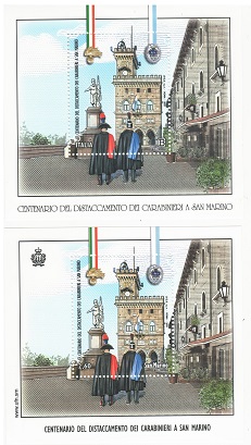 2021 Cent. del distaccamento dei carabinieri a San Marino- em.cong.Italia/San Marino