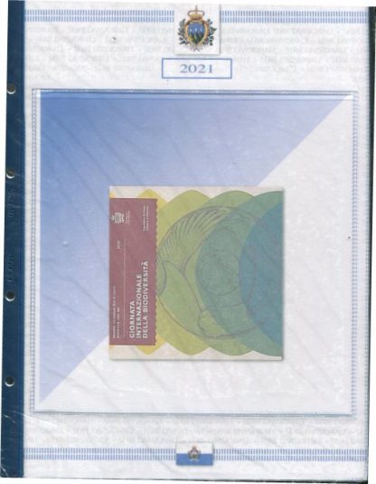 FOGLI PER SERIE DIVISIONALI CON ARGENTO SAN MARINO 2002-2021 - ABAFIL - immagine 2