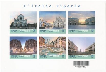 OFFERTA 2021 ITALIA- TURISTICA Foglietto L'ITALIA RIPARTE