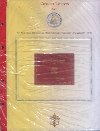 FOGLI PER 2 EURO COMMEMORATIVI VATICANO 2004 -2022- ABAFIL