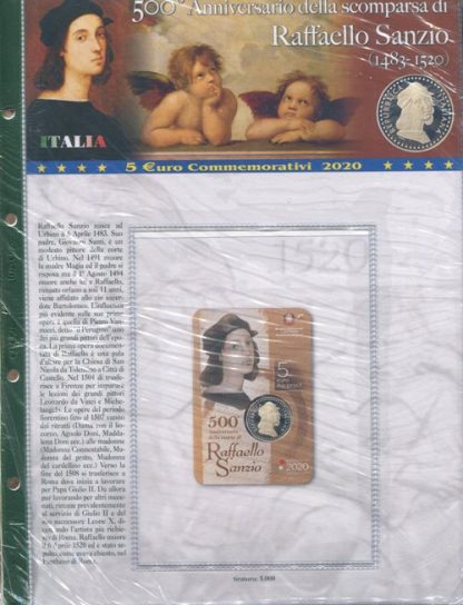 Fogli per 5 euro Italia in blister e coin card - Abafil - immagine 2