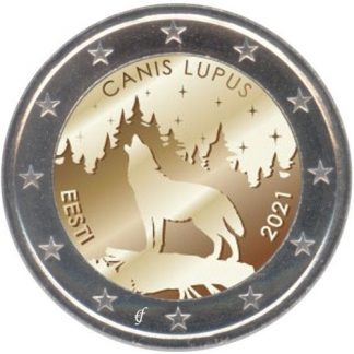 Estland_2_Euro_2021_Canis_Lupus_Wolf_ml
