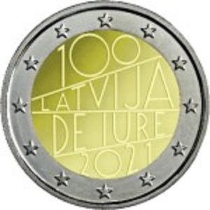 2021 Lettonia - «100 Latvija de iure 2021»