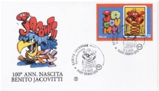 2023 Italia FDC 100° Ann. nascita Benito Jacovitti