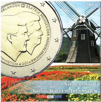 2014 - OLANDA con 2 euro commemorativo
