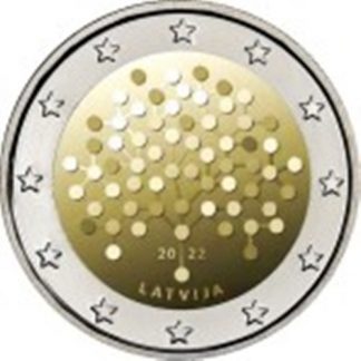2022 LETTONIA -100º anniversario della Banca di Lettonia