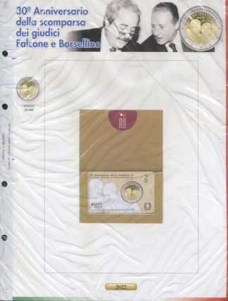 FOGLI PER 2 EURO ITALIA IN BLISTER E COINCARD - ABAFIL