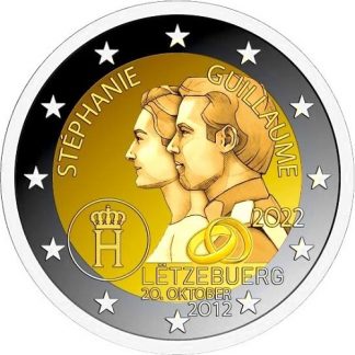 2022 LUSSEMBURGO 10º Ann.Nozze dei granduchi ereditari Guglielmo e Stefania