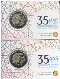 2022 Belgio coincard 'Programma Erasmus'