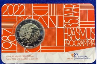 2022 Olanda coin card Programma Erasmus