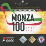 2022 Divisionale Euro Italia con 5 euro argento  " MONZA 100" - 9 Valori