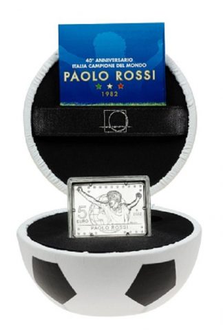 Offerta speciale 2022 - 5 euro argento Paolo Rossi Campioni del mondo 1982