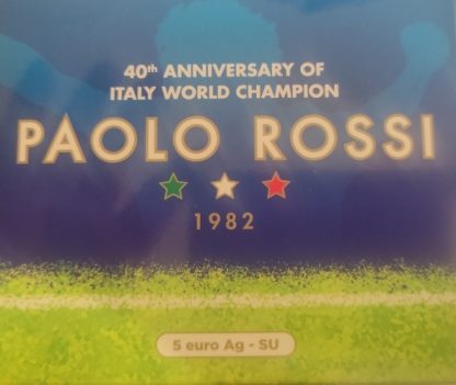 2022 - 5 euro argento Paolo Rossi Campioni del mondo 1982 - immagine 4