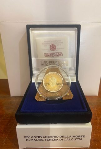 2022 Vaticano  -2 euro proof 25° Ann.della morte di Madre Teresa di Calcutta
