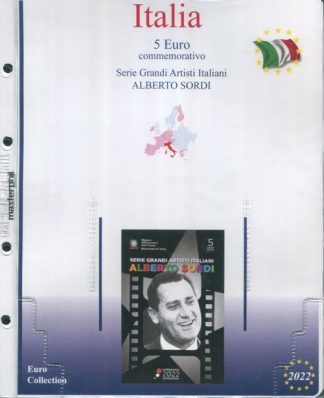 FOGLI PER 5 EURO ITALIA IN BLISTER E COINCARD – MASTERPHIL