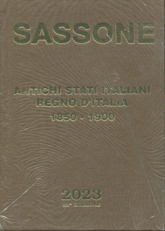 2023 Catalogo SASSONE Antichi stati italiani 1850-1900 ULTIMO RIMASTO