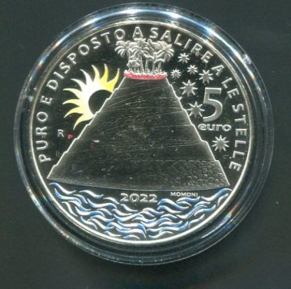 2022 Italia - 200° scomparsa Antonio Canova 5 euro Argento - immagine 2