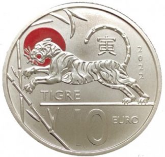 Novità 2022 - San Marino 10 Euro serie “Calendario Lunare cinese” «Tigre»