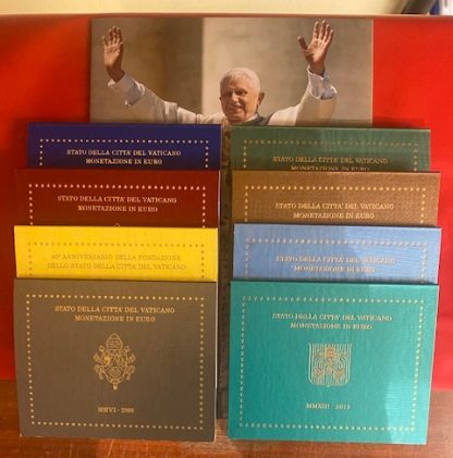 Offerta speciale -Monete Divisionali Pontificato Benedetto XVI 2006-2013 - immagine 2