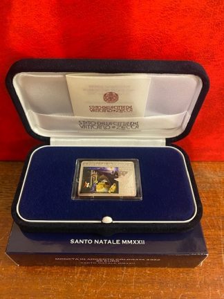 2022 Vaticano - 25 euro in argento colorata NATALE 2022
