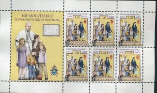 2022 - 100° dispensario pediatrico Santa Marta - Minifoglio