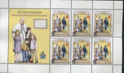 2022 - 100° dispensario pediatrico Santa Marta - Minifoglio