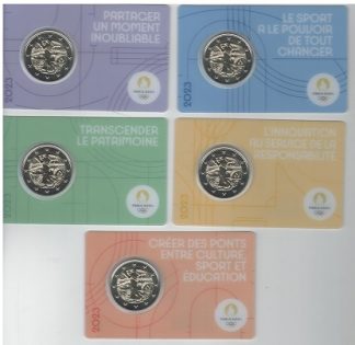 2023  Francia-Olimpiadi 2024- 5 coincard