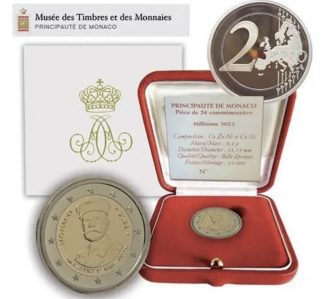 2022 Monaco 2 euro FS 2022 Albert I
