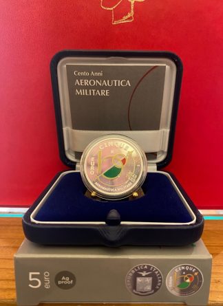2023 - Italia 5 euro 100 Anni dell'Aeronautica militare FS