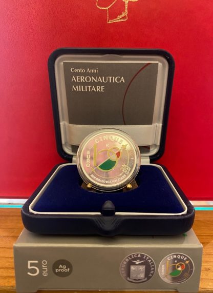 2023 - Italia 5 euro 100 Anni dell'Aeronautica militare FS