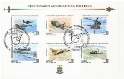 Rarità 2023- ITALIA-Foglietto Centenario Aeronautica militare