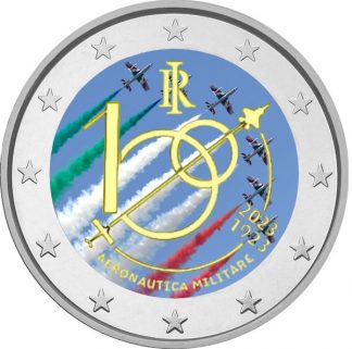 2023 Italia  2 euro colorato Cent.Aeronautica militare