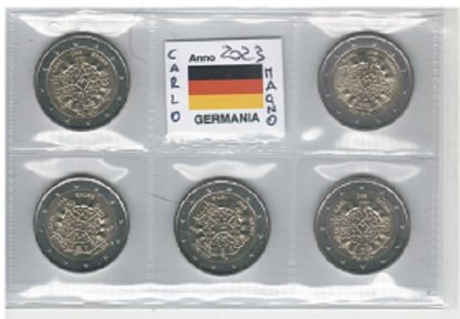 2023 Germania - 5 zecche 1275° Ann.Nascita di Carlo Magno