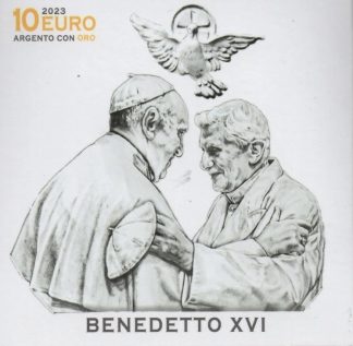 Rarità 2023 -Vaticano 10 euro AG e AU- Benedetto XVI