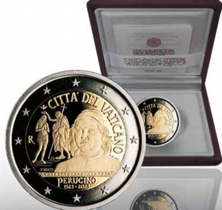 2023 Vaticano  - V Centenario della morte del Perugino PROOF