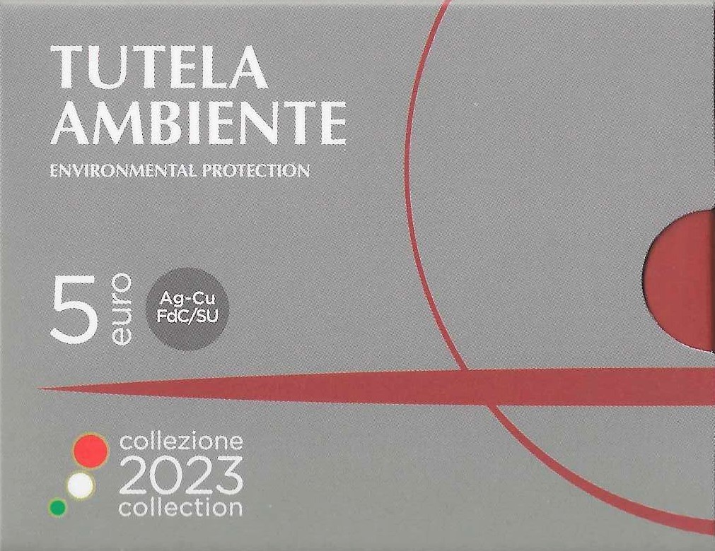 2023 - 5 euro Argento e Rame " Tutela dell' ambiente"