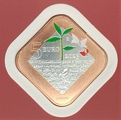 2023 - 5 euro Argento e Rame " Tutela dell' ambiente" - immagine 2