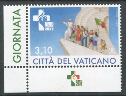 Top Offerta 2023 Vaticano – G.ta Mondiale della Gioventù a Lisbona - angolo con logo